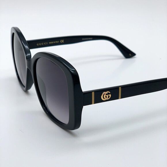Brand NEW Gucci GG0762S  001 Black Gray Gradient Square Women Sunglasses main image 8